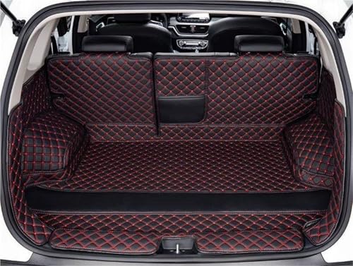 Tapis de sol antidérapants pour coffre de voiture Toyota Highlander 7 places 2007-2013 imperméable