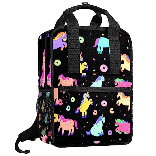 Cartable pour filles résistant pour éviter le mal de dos motif licorne