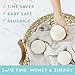 Wool Dryer Balls 6-Pack, XL Size, 100% New Zealand Wool, Reusable and Handmade. Natural Fabric Softener, Reduce Wrinkles and Decrease Drying Time (White)
