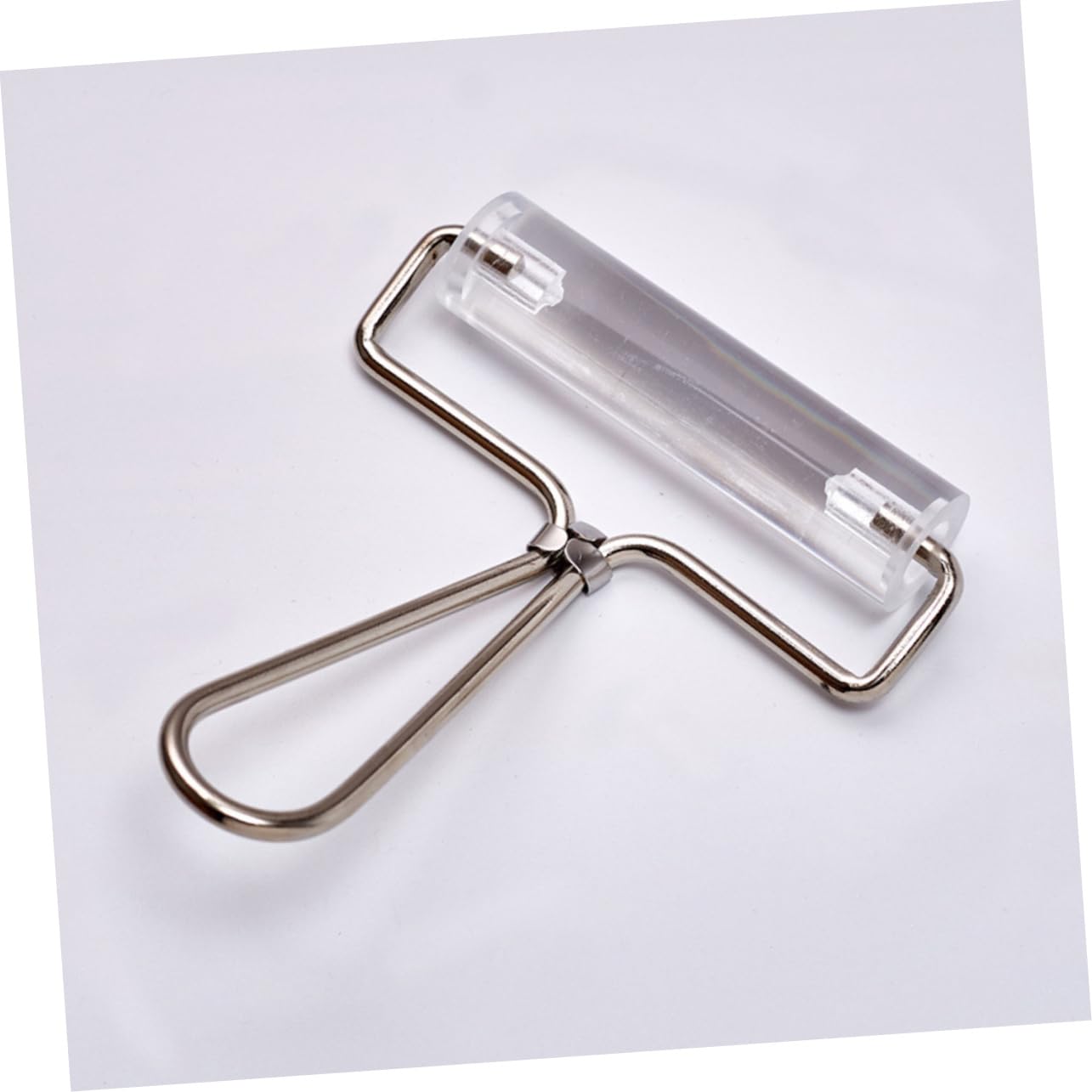 Uonlytech 3 Stück Acryl Roller Werkzeug für Knete Transparenter Druckroller für DIY Handwerk Robustes Metallgriffdesign zum Stempeln Prägen und Modellieren