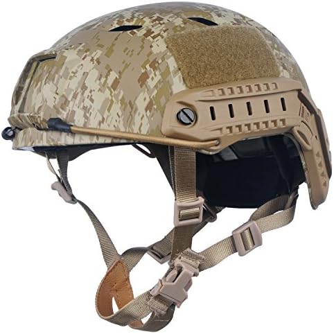 DLP ImpaX Pro tactical bump helmet with NVG mount and ARC rails