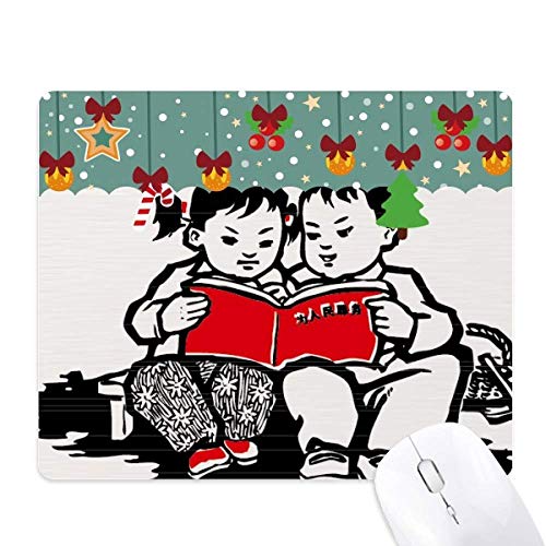 Alfombrilla de ratón gaming y oficina con diseño patriótico de China para regalo de Navidad 1