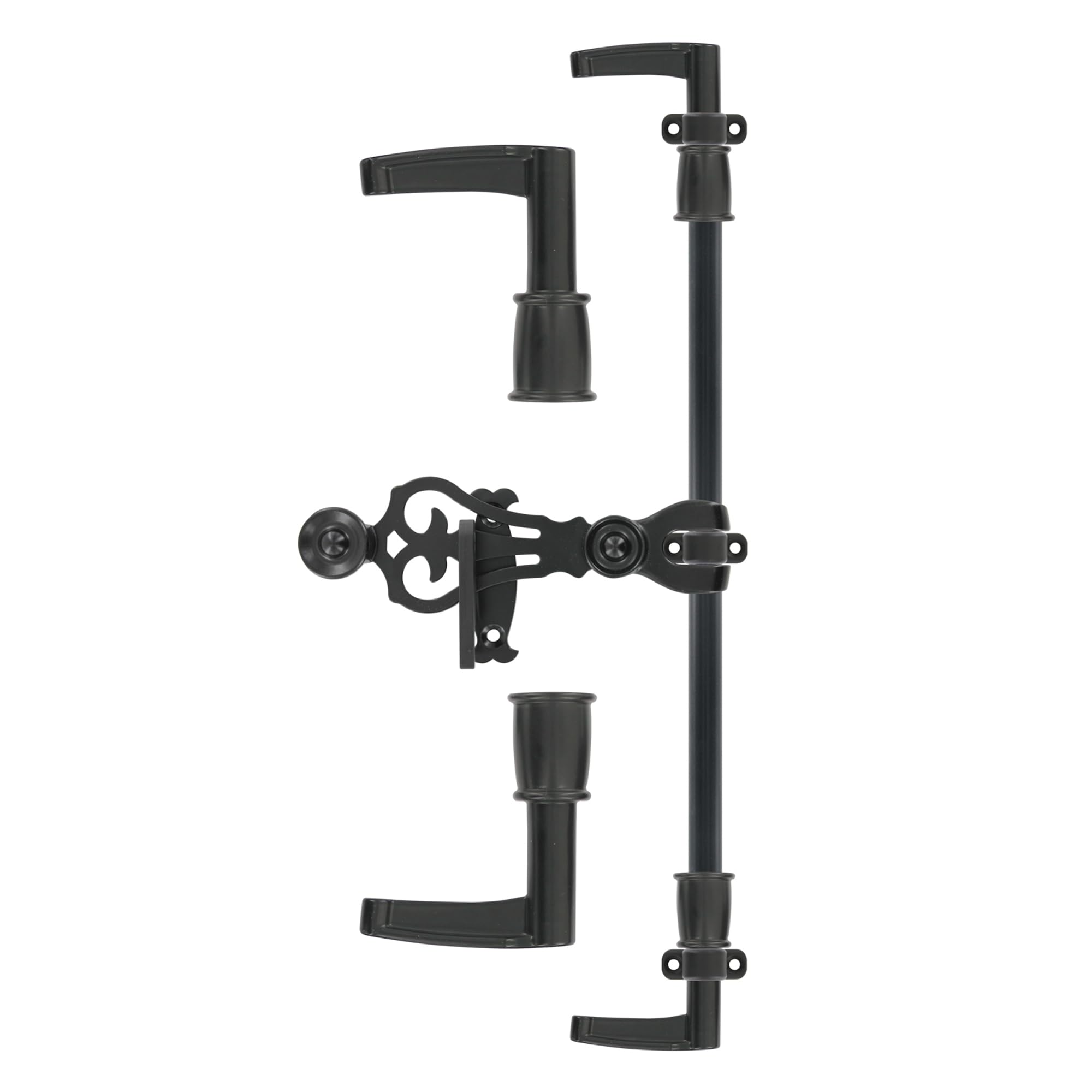 Accessories for Spaniel Shutters - Black Aluminium - Traditional Design - Closure System for Shutters and Shutters - Made in France - Image 3