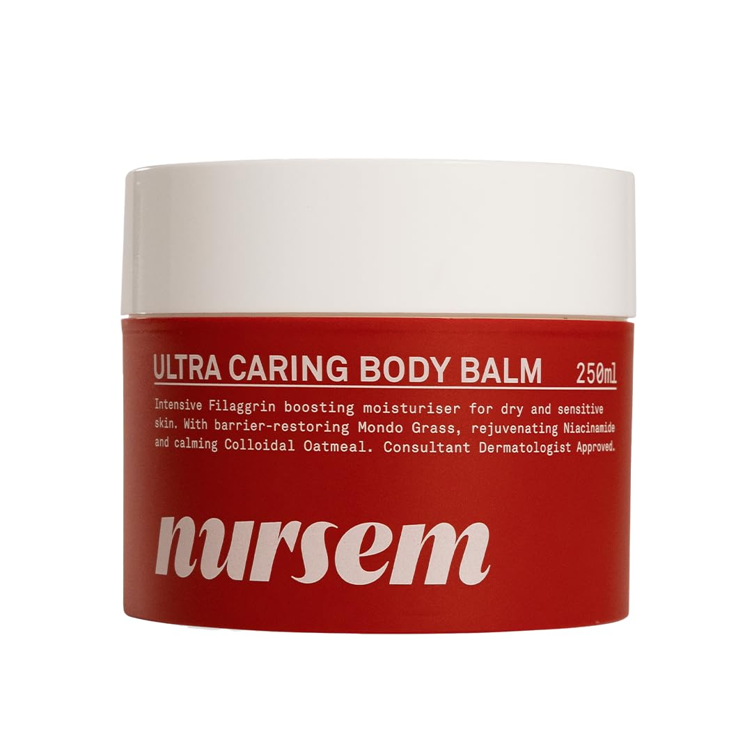 NursemUltra Caring Body Balm 250ml | Intensive Moisturiser for Dry and Very Dry Skin | Eczema Relief Cream for Sensitive Skin[Amazon-developed Certification] Compact by Design