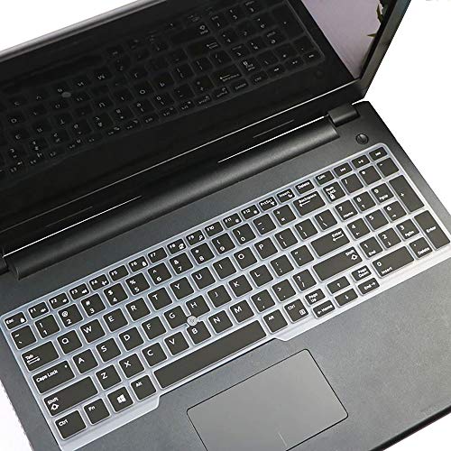 Protector de teclado para Dell Latitude 15.6" y 17.3" negro miniatura 1
