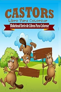 Paperback Castors Libro Para Colorear [Spanish] Book