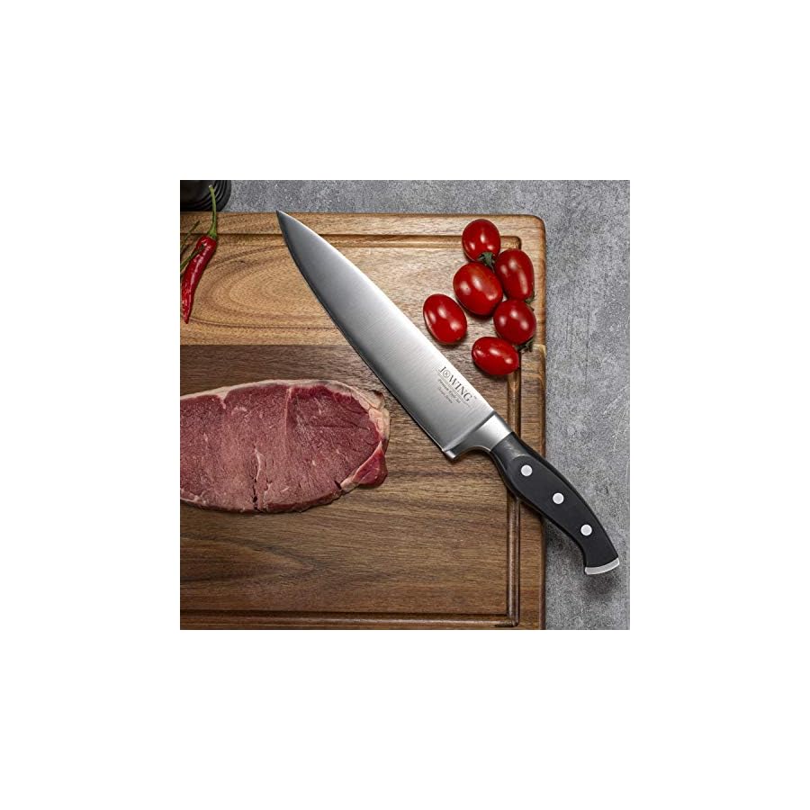 Professional-15-Piece-German-High-Carbon-Stainless-Steel-Kitchen-Knife-Set-Ocean-Series-Premium-Forged-Full-Tang-Chef-Knives-Set-with-Rubber-Wood-Block-Black Professional 15-Piece German High Carbon Stainless Steel Kitchen Knife Set, Ocean Series Premium Forged Full Tang Chef Knives Set with Rubber Wood Block, Black