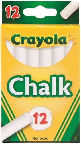 Crayola Tiza blanca 12 Ea (paquete de 6)