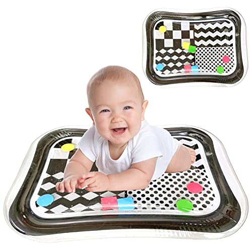 Image of QIUXQIU Toddlers Water Mat Infantable Infants High Contrast Tummy time Baby Water Mat Perfect for Practicing Montessori Time Have Fun Play Activity Center Your Newborn Baby Gear Must Haves