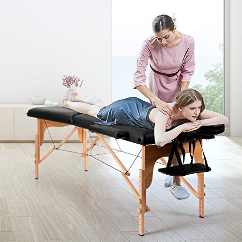 Portable-Massage-Table-Lash-Bed-84-Inch-Spa-Massage-Bed-Height-Adjustable-2-Folding-Massage-Table-Lash-Extension-Bed-Esthetician-Facial-Cradle-Salon-Bed-with-Carry-Case-Black