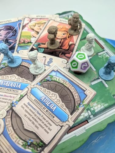 santorini second edition - an elegant accessible strategy game based in greek mythology  ages 8  plays in 20 minutes
