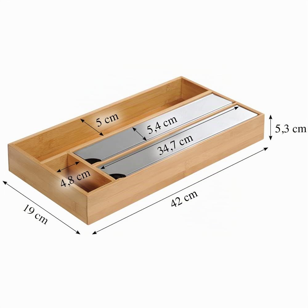 Kesper 5804113 Distributore di Fogli, bambù