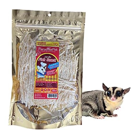 Polar Bear's Pet Shop 1 Pcs Family Pack Fish Flavor Sugar Glider Hamster Squirrel Chinchillas Small Animals Sandwich Snacks and Food (120g) Cover