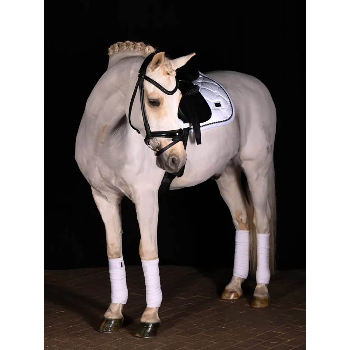 Equestrian Stockholm Selle Pad White Perfection White in Size: Dressage Full (EU). - Bianco - Dressage Full