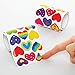 Baker Ross AX687 Rollo de Pegatinas de Corazones - Paquete de 600, pegatinas para niños, ideales para proyectos de manualidades, para hacer tarjetas y álbumes de recortes