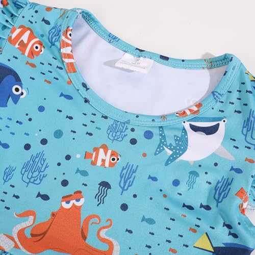 Toddler Girl Casual Dress Baseball Print Ruffle Bottom Casual Dress Summer Clothes 2-8Y2