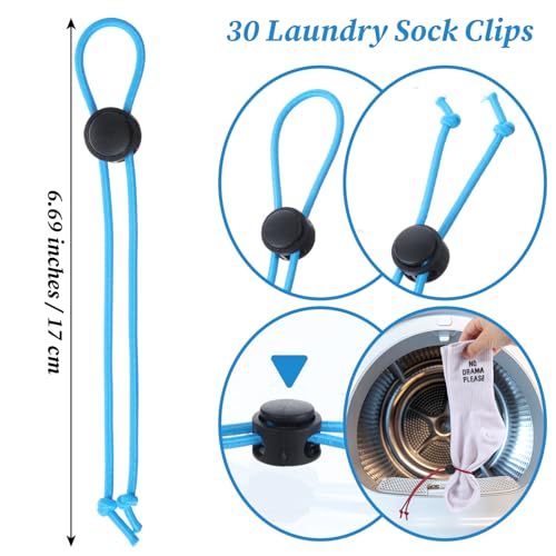 Clips de calcetines para colada sin pérdidas en lavadora 3