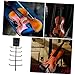 VICASKY Violin Bow Holder Wall Mount Space-Saving Design for Violin and Erhu Bow Hanger for Music Classrooms and Home Use Elegant Display for All Musicians