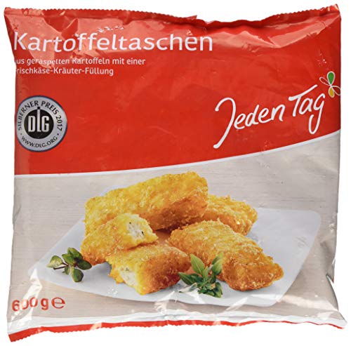 Jeden Tag Kartoffeltaschen mit Frischkäsefüllung, 600 g (Tiefgefroren)