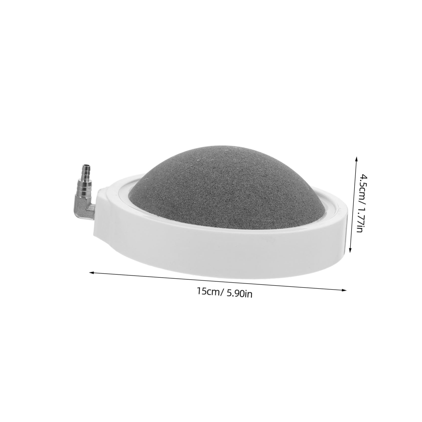 Happyyami 2piezas Piedra De Aire para Acuario Difusor De Burbujas Silencioso Aumenta La Oxigenación Tanques De Peces y Sistemas Hidropónicos De Fácil De Instalar