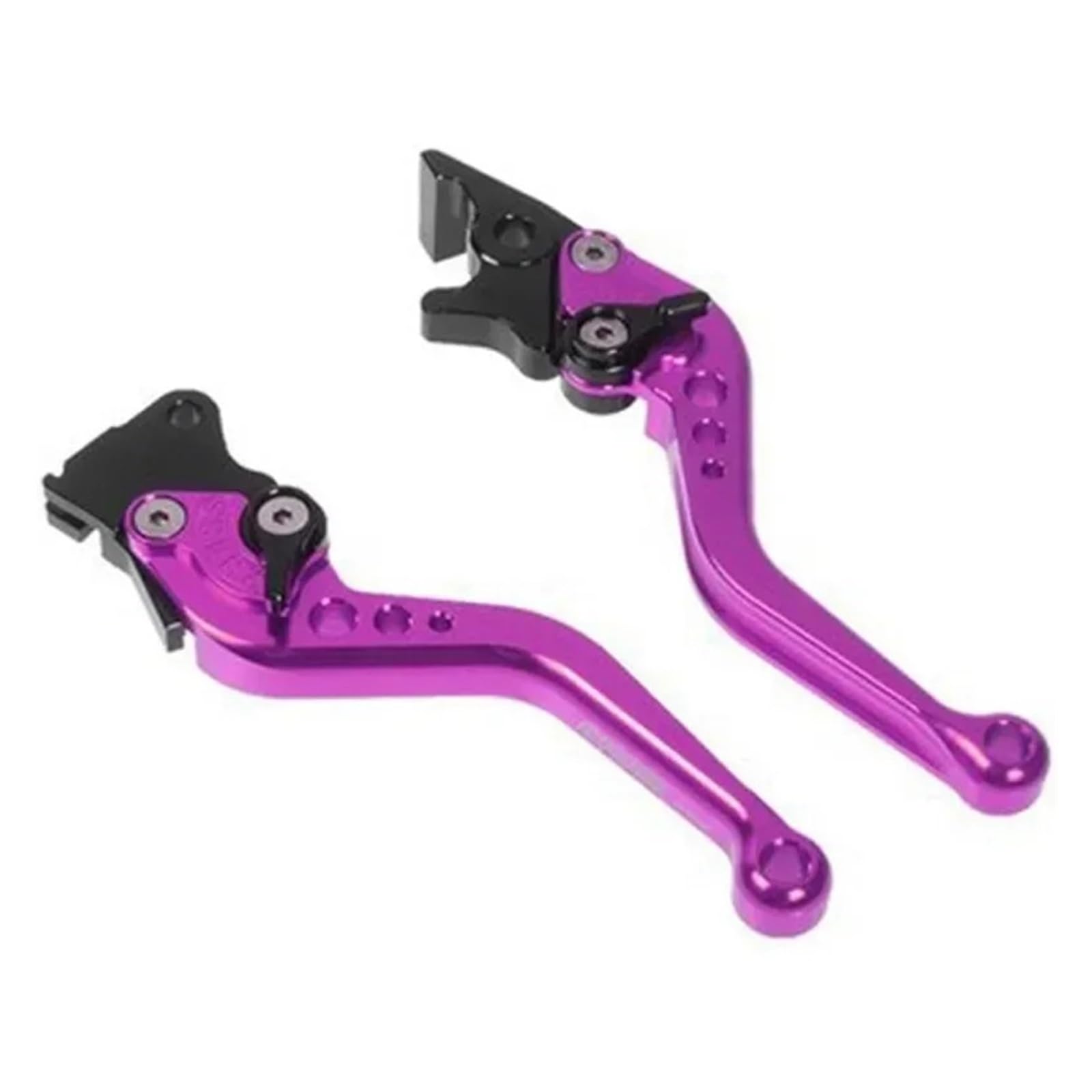 Abdktmnx Purple Universal Motorcycle Clutch Brake Handle Drum Lever For Gy6 Motorbike Accessories Alloy Cnc Motorbike Handlebar Brake Handlebar Clutchs Brakes Levers