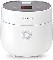 CUCKOO CR-0675FW 6-Cup Micom Rice Cooker - Fuzzy Logic, 9 Menus, Auto Clean, Nonstick Pot, Quick Rice, White
