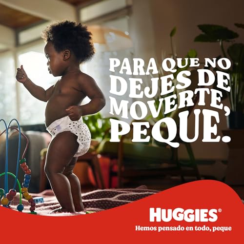 Miniatura 3 de Huggies Little Movers Pañales para Bebé con Diseños Disney Talla 3 (4-9 kg), Comodidad para la Piel 24/7, 3 Packs de 56, Total 168 Pañales