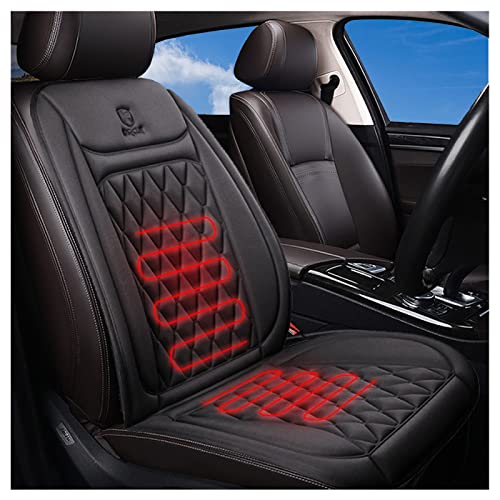 AMEERR Calefactor para El Coche, Temperatura Ajustable 12v-24v Funda Calefactable Asiento Coche, Comodidad Profesional Funda Asiento,...