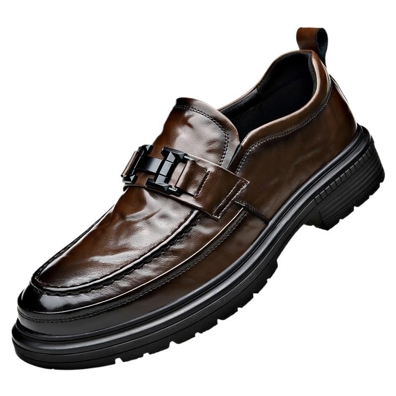 Men's Trendy Brogue Wingtip Dress Shoes Formal Leather Shoes for Weddings Business Office Prom for Men