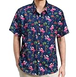 Tailles pour chaque corps : disponible en M, L, XL, XXL et 3XL, cette chemise de plage pour homme est conçue pour s'adapter à une variété de morphologies. Que vous préfériez une coupe ajustée ou une coupe plus ample, vous trouverez la taille qui offre un confort tout au long de la journée et un style qui correspond à votre look.