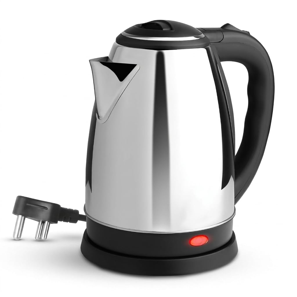 Electric Kettle 1.8 Litre I 3X Protection - Dry Boil, Auto Shut Off, Overheat I 1350 Watt I Super Fast Boiling I Stainless Steel I 360° Power Base I 1 Year Warranty-image-45