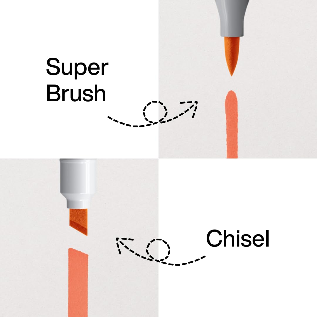 COPIC Ciao "Starter-Set", 12er Set im Wallet, Twin Marker mit einer mittelbreiten und einer Brush-Spitze