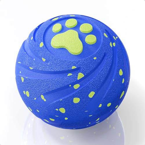 VNAKIO Hundespielzeug- Interaktiver Hundeball, Self Moving Dog Ball für Hunde, Intelligentes Hundespielzeug mit 3 Spielmodi, Geburtstagsgeschenk, USB Wiederaufladbar (Blau Interaktiver Hundeball)