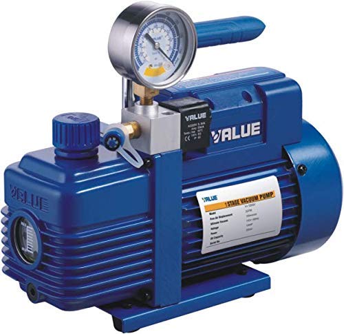 Hoxyn Value Dual Stage Vacuum Pump VI-260 SV, Capacity of 142 liters/min New Refrigerant Series Vacuum Pumps Especially for R410A, R407C