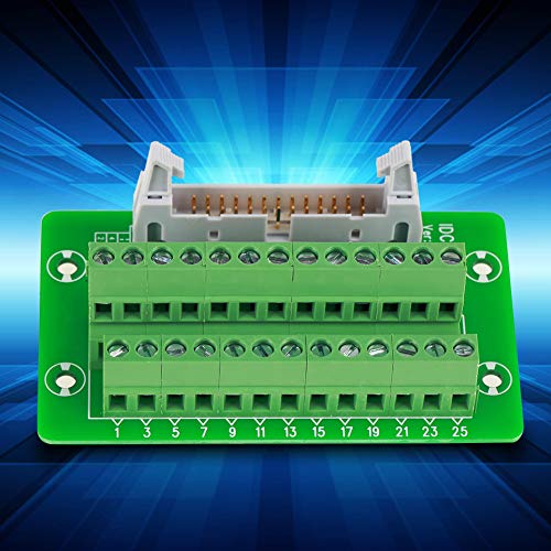 IDC26P DIN-Schiene, 26-polig, 5-mm-Halterung, Schnittstellenmodul, Steckerplatine, 10 x 7 x 5, IDC-Flachbandkabel, 26 Pins, Typ C, 26P