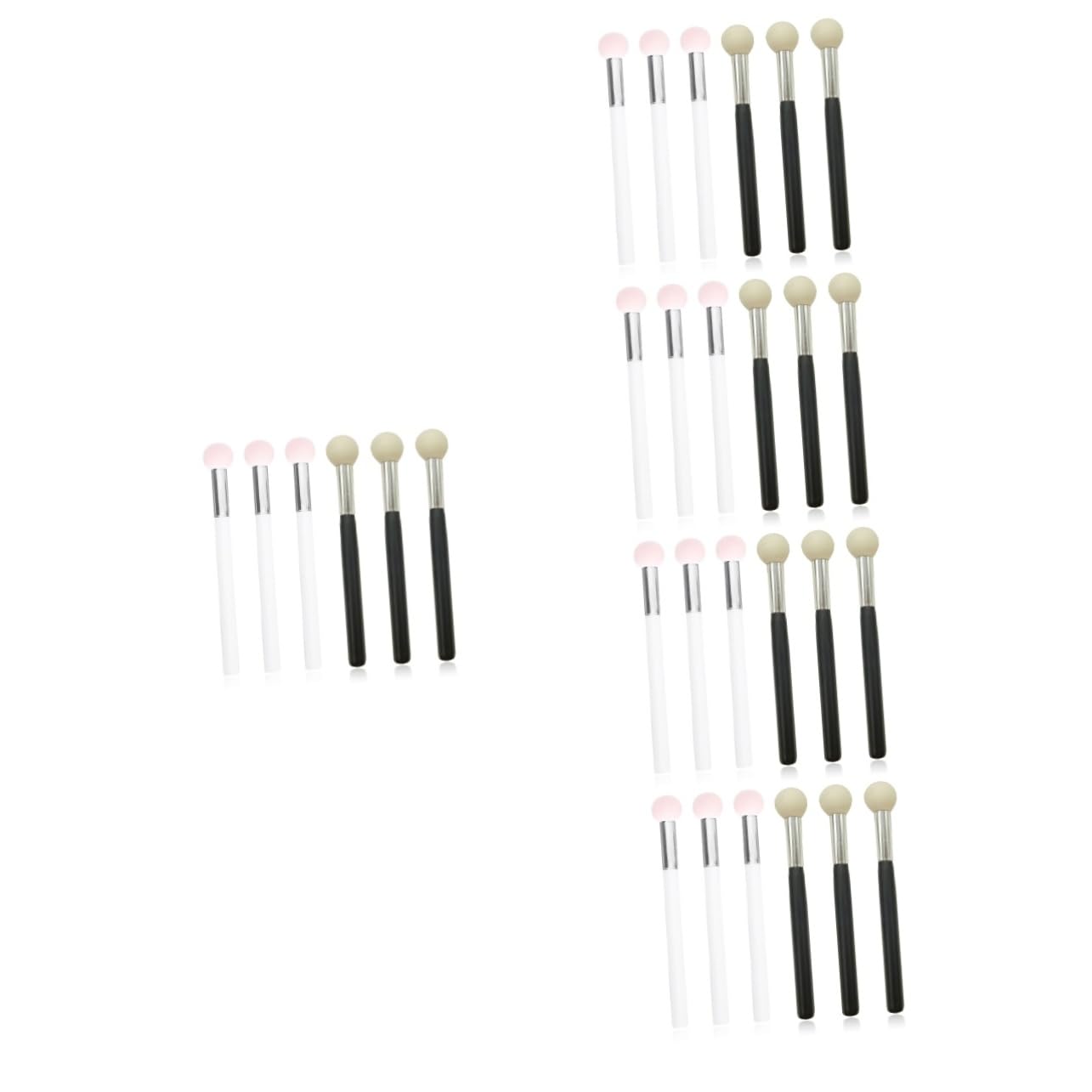 FRCOLOR 30pièces Éponge à Maquillage Confortable Avec Poignée Applicateurs De Pour Fond De Teint Et Éponge De Maquillage Mousse Douce Outil De Pour Finition