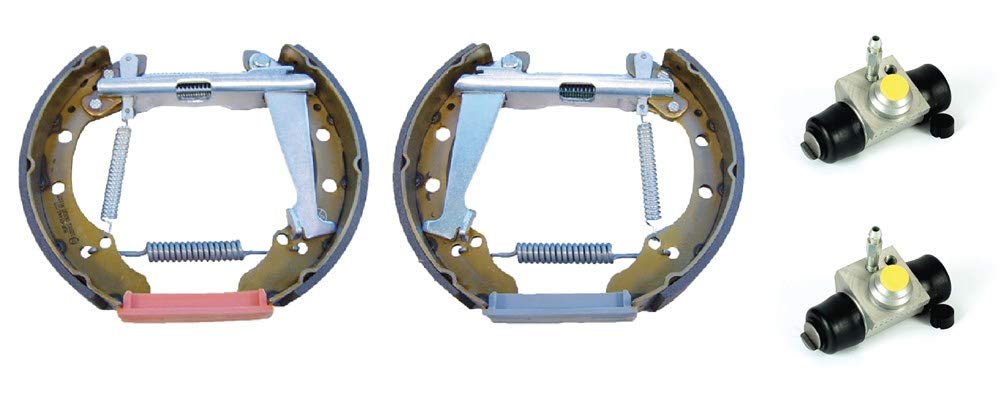 Brembo K 85 038 - Kit Ganasce Premontato - Posteriore | Compatibile con: SEAT CORDOBA, CORDOBA Vario, SKODA FABIA I, FABIA I Combi, FABIA I Praktik, FABIA I Stufenheck, FABIA II