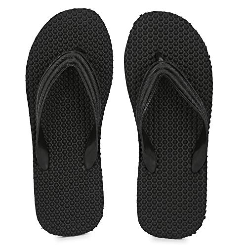 Image of Solefit Men's Black Slippers-9 UK (43 EU) (SLFT-0086)