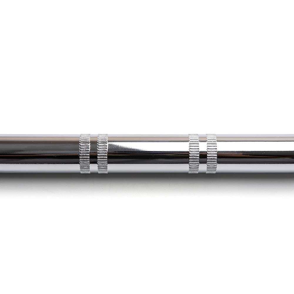 Manubrio Universale 22mm per Moto Chopper Cruiser Bobber Scooter - Retrò Barre Vintage in Alluminio (Argento)