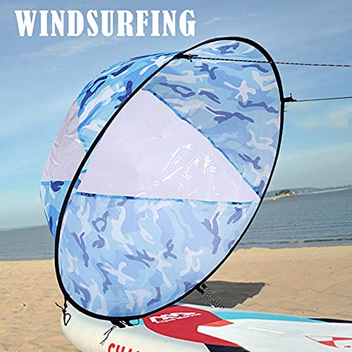 image for WYYXO Kayak Wind Sail,Foldable Kayak Boat Windpaddle Downwind Sail wit