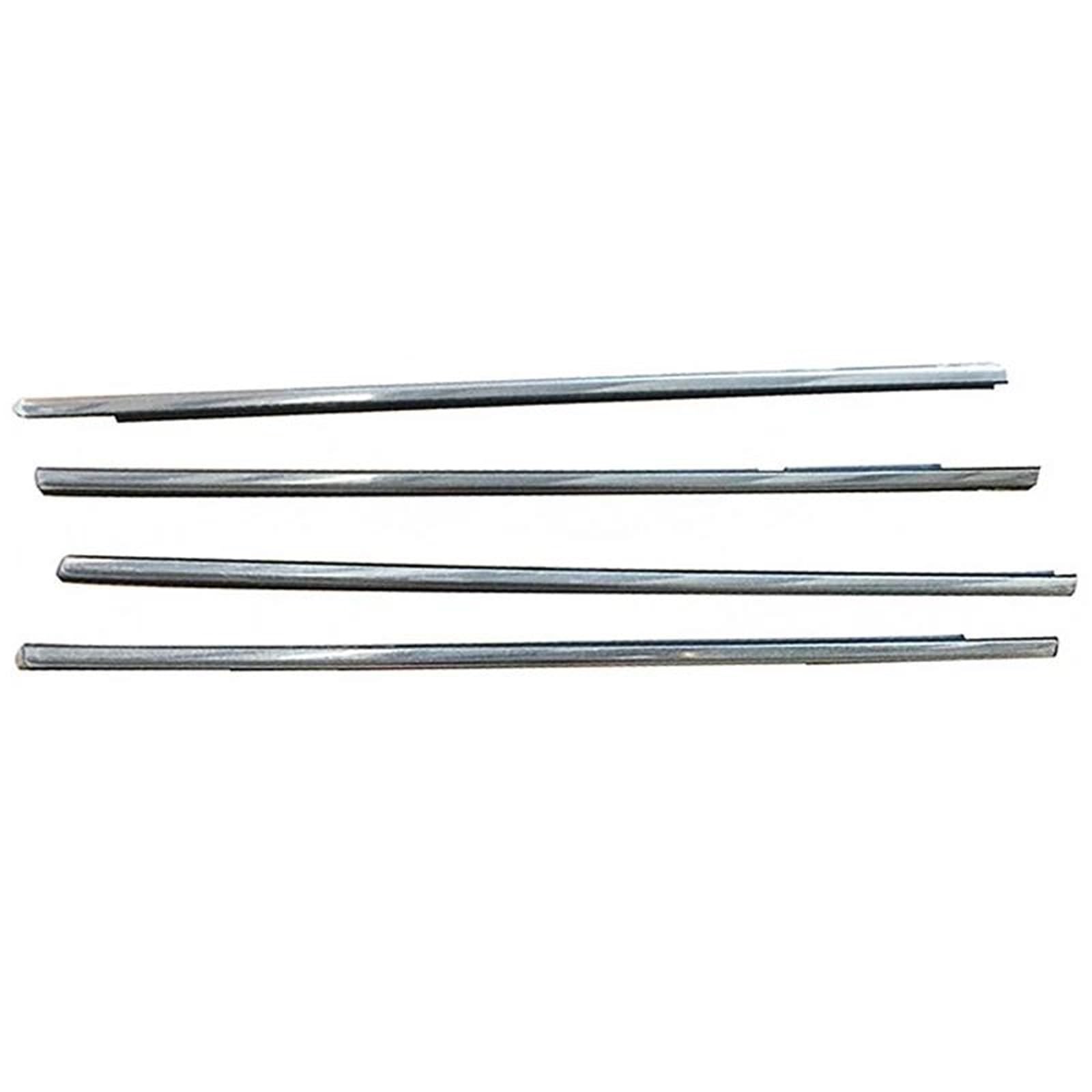 Nmjlqw Chrome Car Windows Glasses Seals Rubber Window Weather Strip For Mitsubishi For Outlander 2013-2018 Replacement Accessories