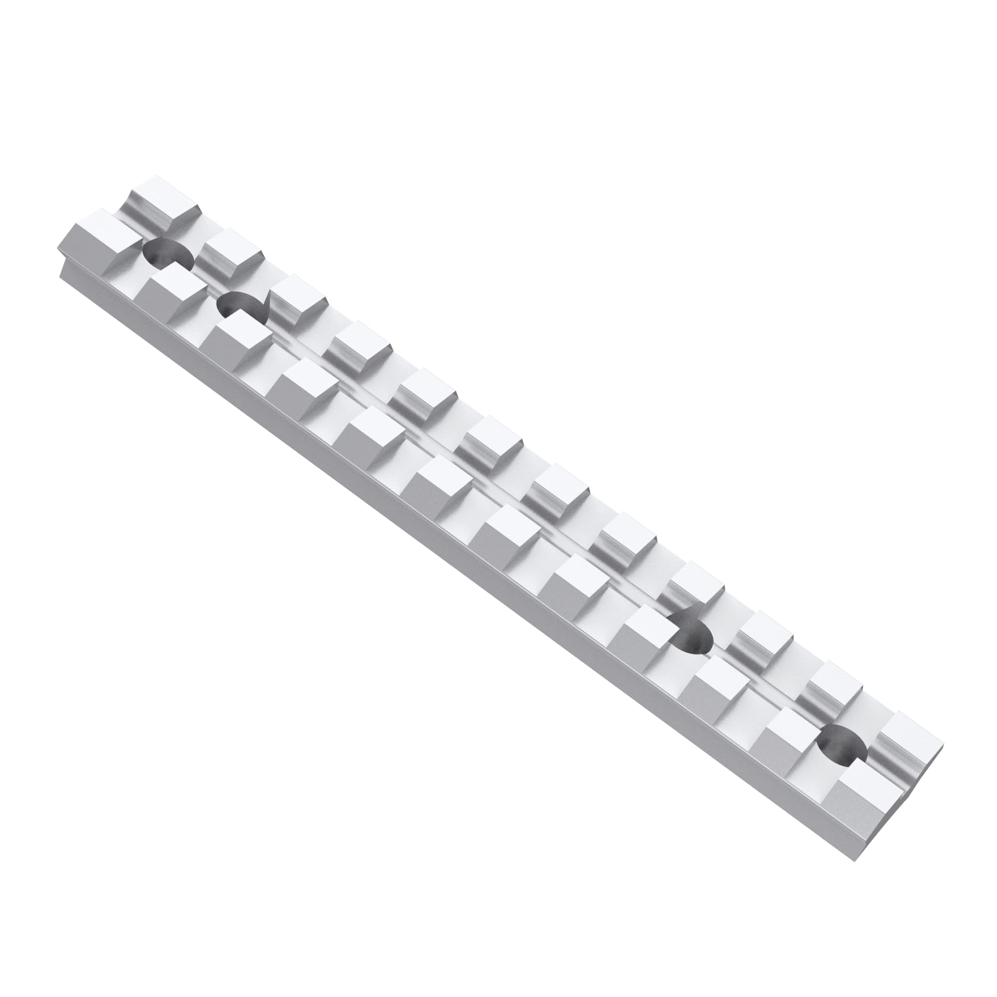 Montaje en carril Picatinny Ruger 10/22 para punto rojo, gafas telescópicas y ópticas (Rg10/22-plata)