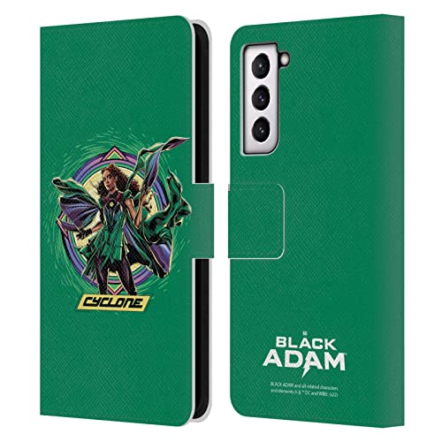 Housse cuir Cyclone Black Adam pour Samsung S21 5G avec fermeture magnétique