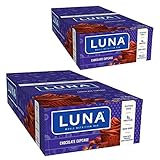 LUNA BAR - Gluten Free Snack Bars - Chocolate Cupcake -8g of protein - Non-GMO - Plant-Based Wholesome Snacking - On the Go Snacks (1.69 Ounce Snack Bars, 30 Count)