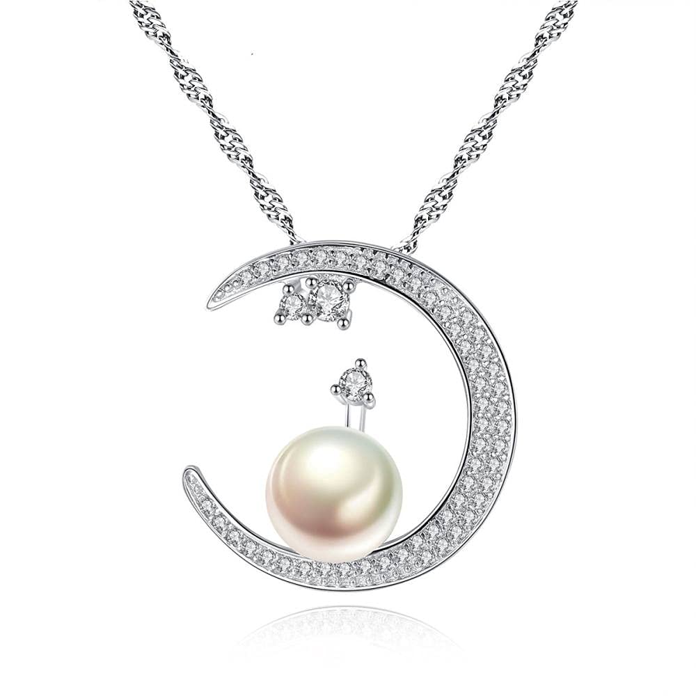 Collier délicat perle et lune : le cadeau idéal pour elle