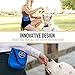 Woofhoof Dog Treat Pouch, Orange Training Treat Pouch - Clip On Dog Treat Holder, Innovative No Spill Design, Magnetic Flap, Expandable Gusset, Made of Durable Nylon, Machine Washable