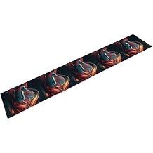 Colored Glass Products Table Runners Modern Elegant Table Runner Dresser Runner Kitchen Dining Table Decor for Home Party Decor 13.4x72.4 Inch