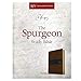 KJV Spurgeon Study Bible, Brown/Black Cloth Over Board, Black Letter, Study Notes, Quotes, Sermons Outlines, Ribbon Marker, Sewn Binding, Easy-to-Read Bible Serif Type