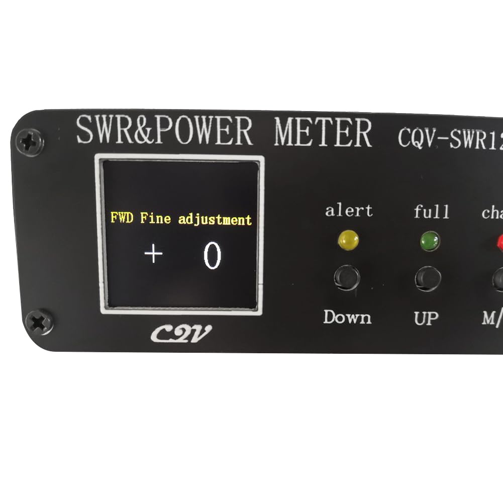 CQV-SWR120 120 W SWR e Stazionario Misuratore di Potenza Funzione di Allarme Stazionario Alta Schermo HD A Colori 240 X 240