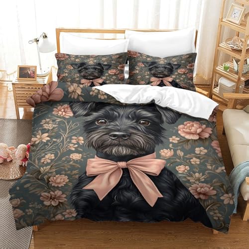 Housse de couette panthère noire hypoallergénique contre allergies - 3
